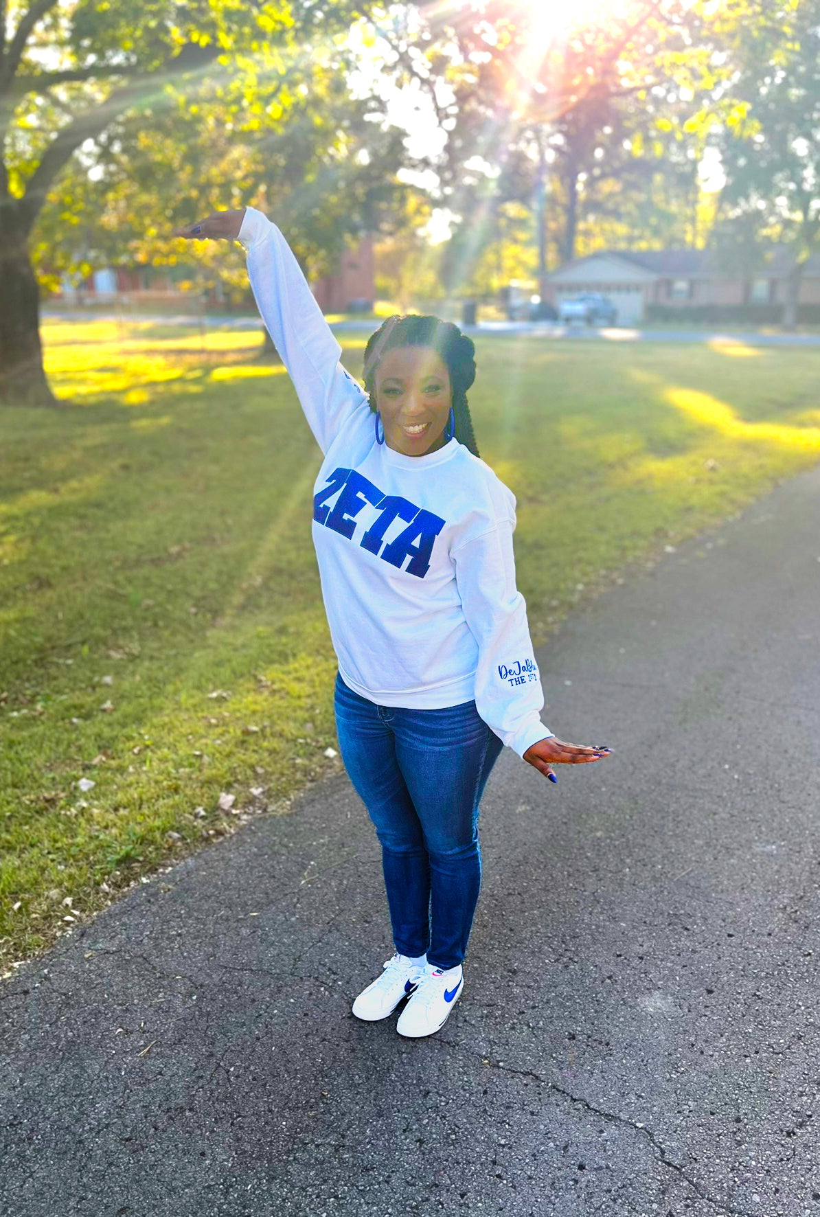 Zeta Glitter Crewneck Sweatshirt