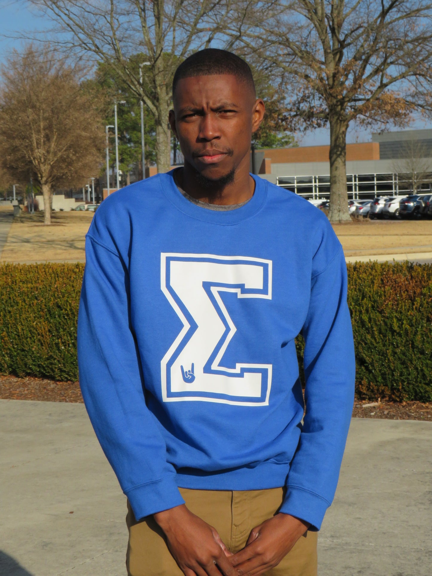 Phi Beta Sigma Letterman Crewneck Sweatshirt
