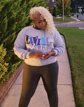 Zeta Phi Beta Sorority sweatshirt True Wave Apparel
