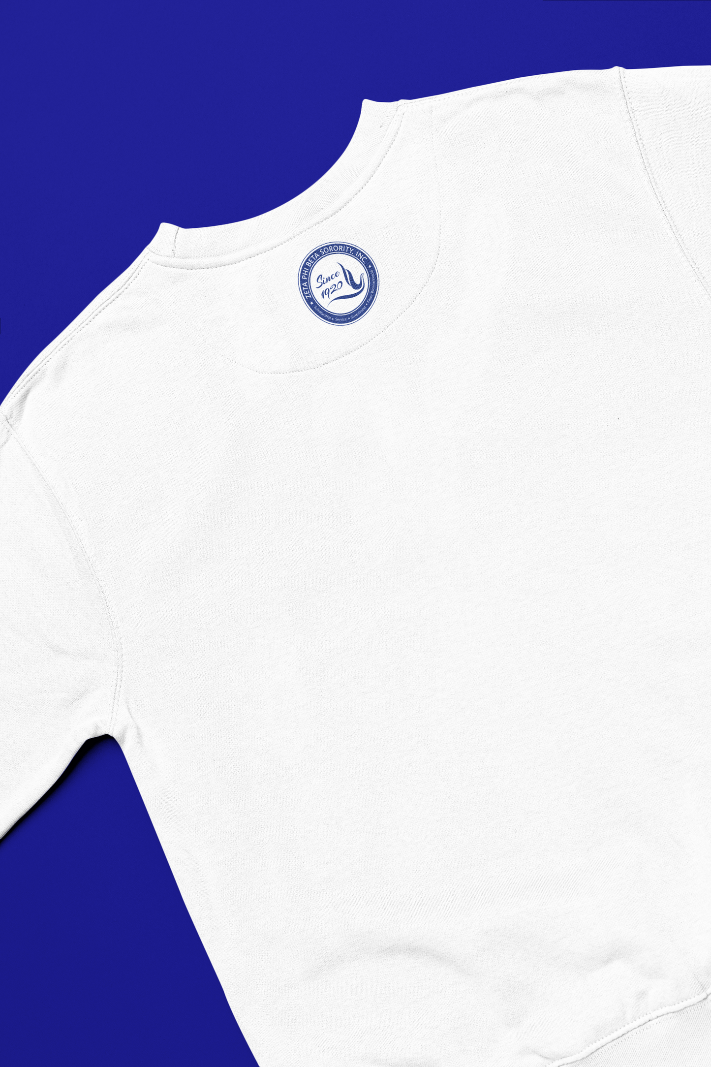 Zeta Phi Beta - Dove Letterman Sweatshirt