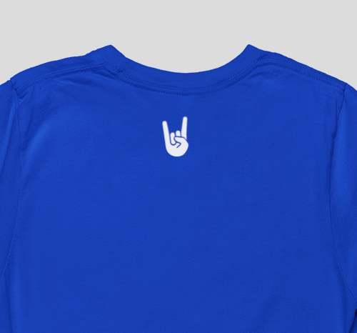 Phi Beta Sigma Fraternity Letterman Tee-Blue Hand Sign