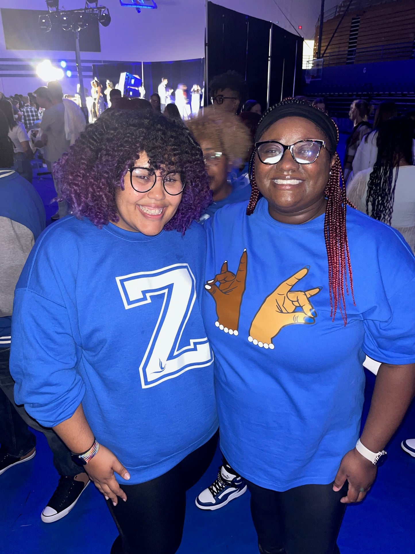 Zeta Phi Beta - Dove Letterman Sweatshirt
