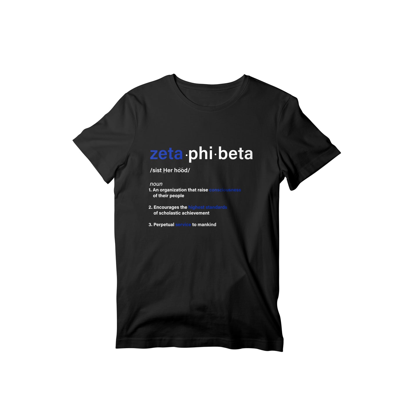 Zeta Phi Beta Sorority DeFINE T-Shirt