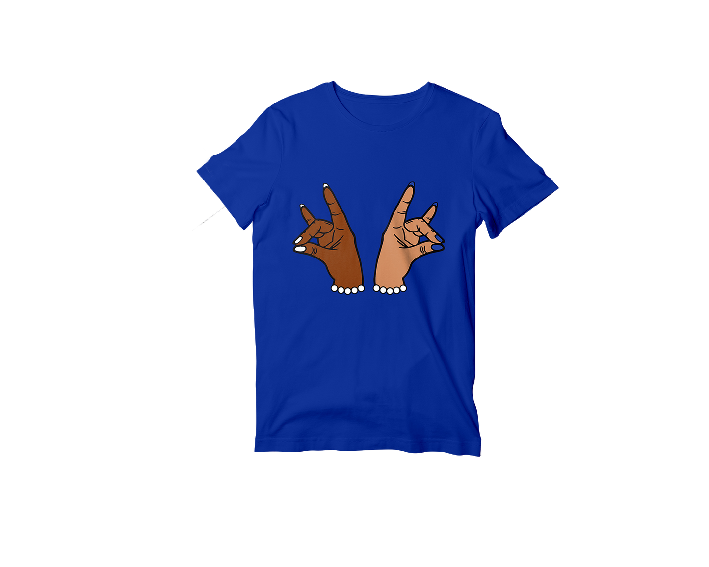 Zeta Phi Beta Sorority Hand Sign 2 hands T-Shirt
