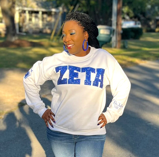 Zeta Glitter Crewneck Sweatshirt