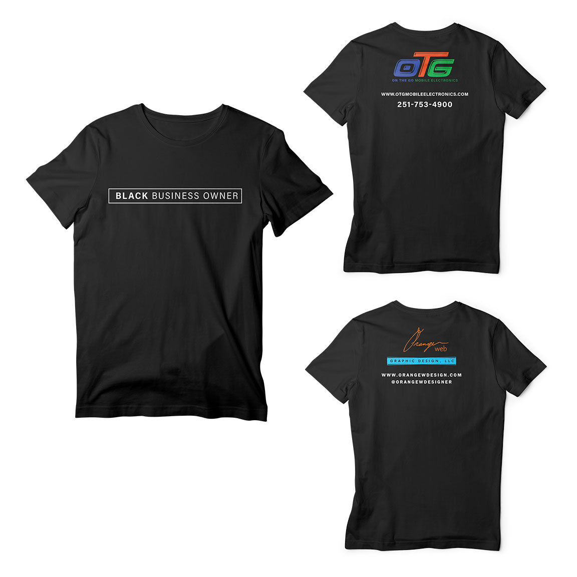 Black Business Owner Custom T-Shirt/Crewneck